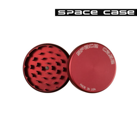 Space Case Small 2.0" 2 Piece Grinder - Red