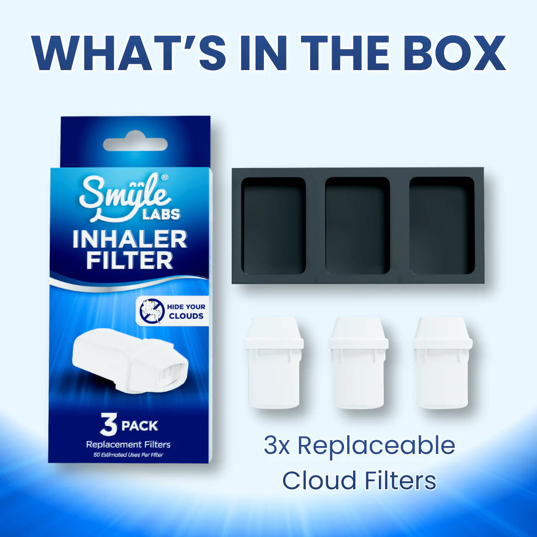 Smyle Inhaler Cloud Filter White 3pk