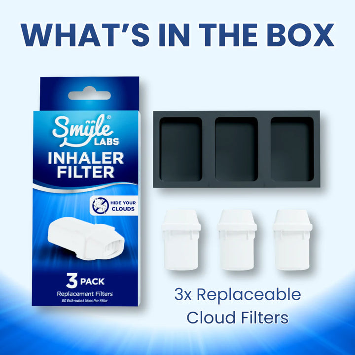 Smyle Inhaler Cloud Filter White 3pk