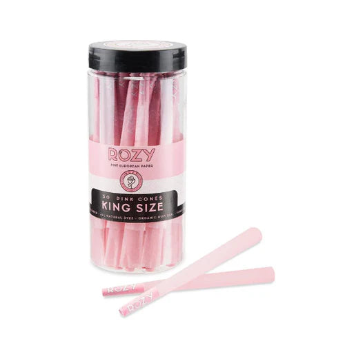 Rozy 50ct Pink King Size Pre Rolled Cones