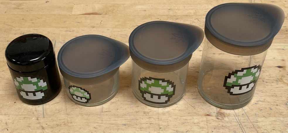 420 Science Mushroom Head Jar Assortment - 48 Jars Total