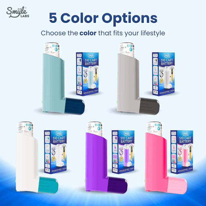 Discreet Inhaler Device Smyle INHALER 510 Cart Battery w/ Filter – True Wholesale
