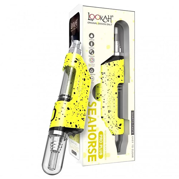 Lookah Seahorse Pro PLUS Electronic Nectar Collector - Spatter Editions