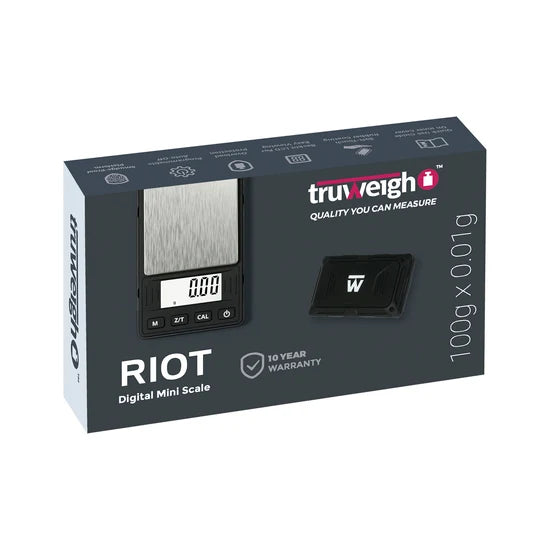 Truweigh Riot Scale - 100g x 0.01g - Black