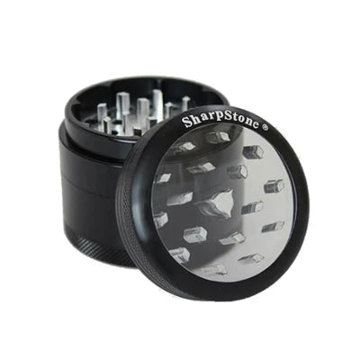 Sharpstone 3.0" 4 Piece Glass Top Grinder