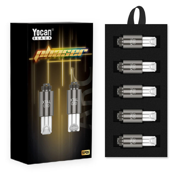 Yocan Black Phaser XTAL Replacement Tips - Pack Of 5