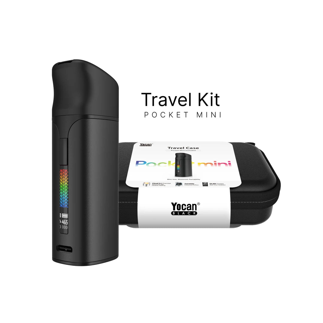 Yocan Black Pocket Mini Full Travel Kit