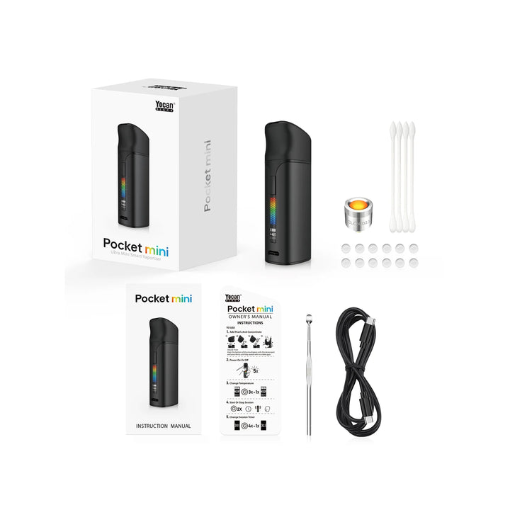 Yocan Black Pocket Mini Dab Pen Vaporizer