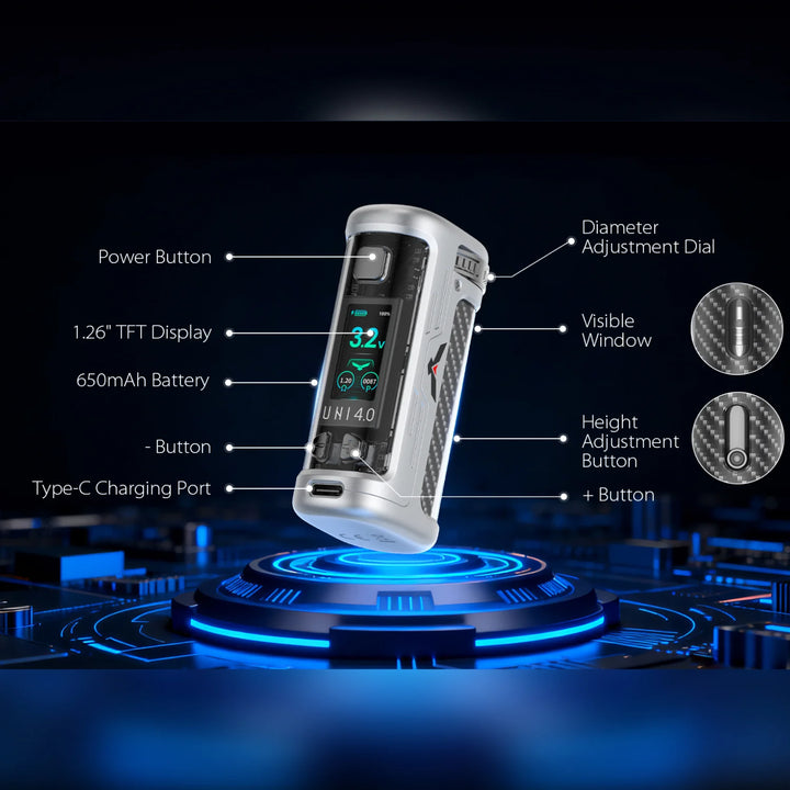 Yocan UNI 4.0 - 510 Thread Battery