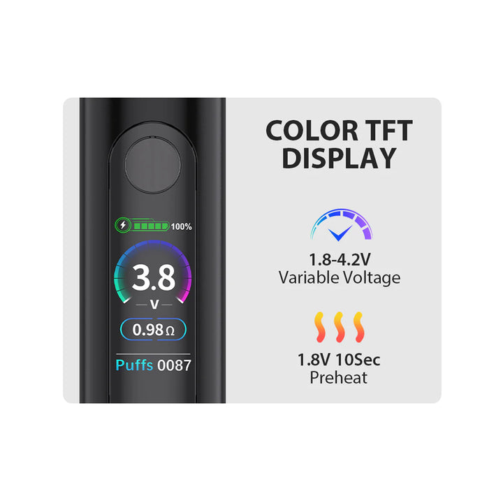 Yocan Ziva 2.0 - 510 Battery w/ Auto Mode