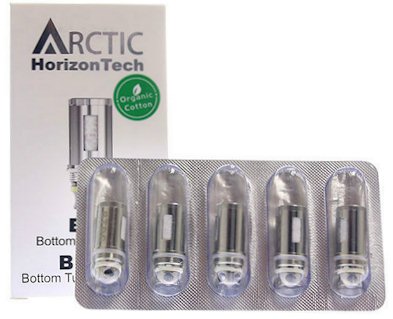 5 Pack Replacement Arctic BTDC (Bottom Turbine Dual Coil) Heads