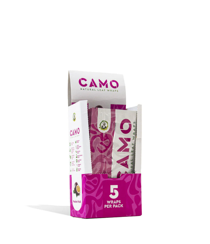 Camo Natural Leaf Wraps - Pack of 25 - 5 Wraps per Pack