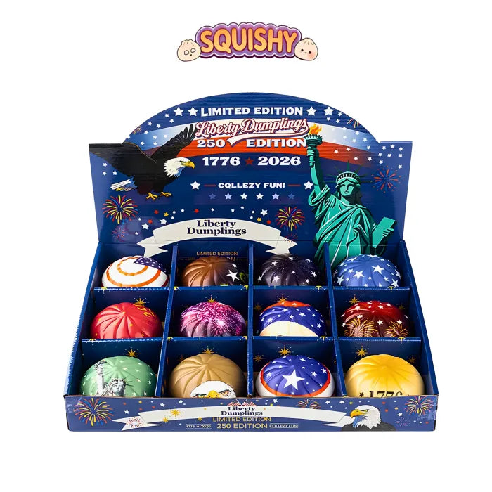 Squishy Ultra Soft Dumpling Toy - 12 Pack