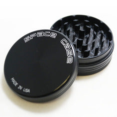 Space Case Magnetic Large 2 Piece Grinder - Titanium - NEW OLD STOCK