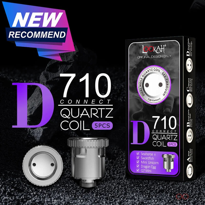 Lookah 710 Quartz Coils - Type A, B, & C