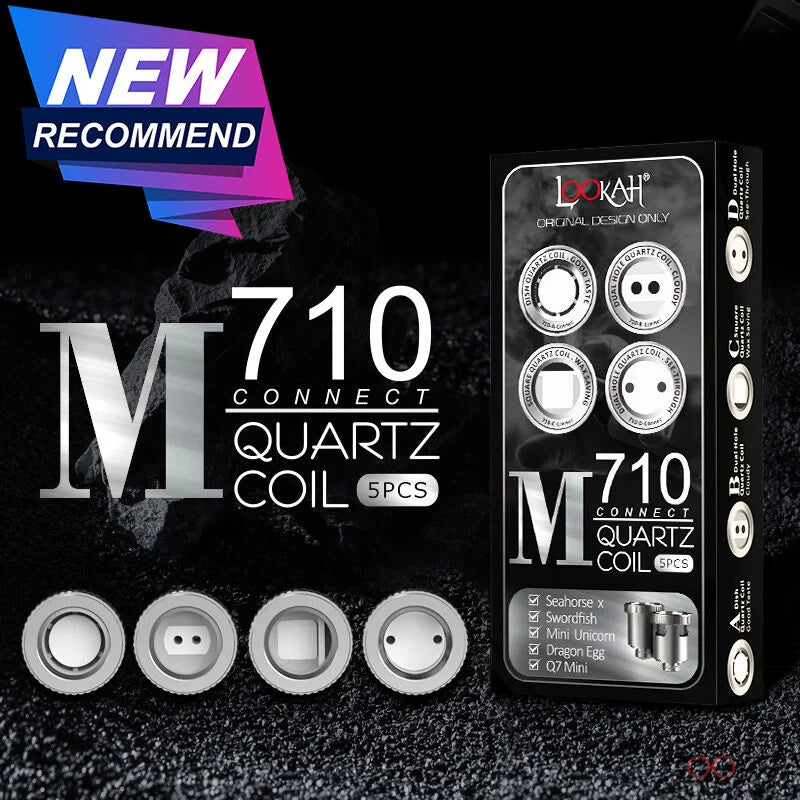 Lookah 710 Quartz Coils - Type A, B, & C