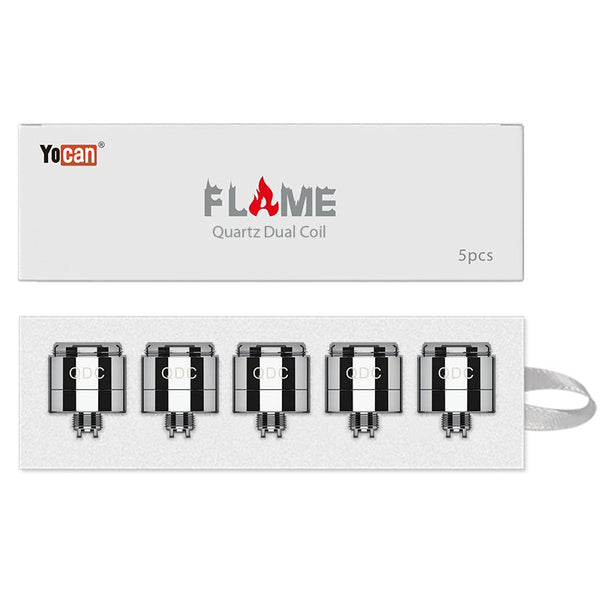Yocan FLAME Quartz Dual Coil - 5 Pack