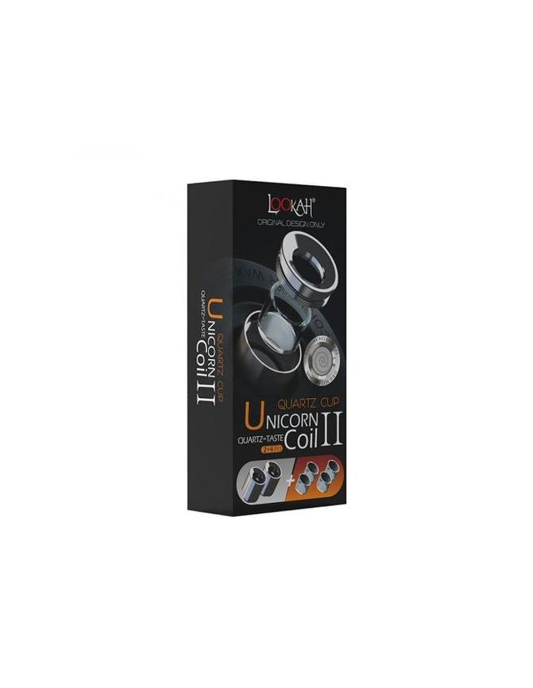 Lookah Unicorn Wax E-Rig Replacement Coils - 2 Quartz Coils & 4 Cups