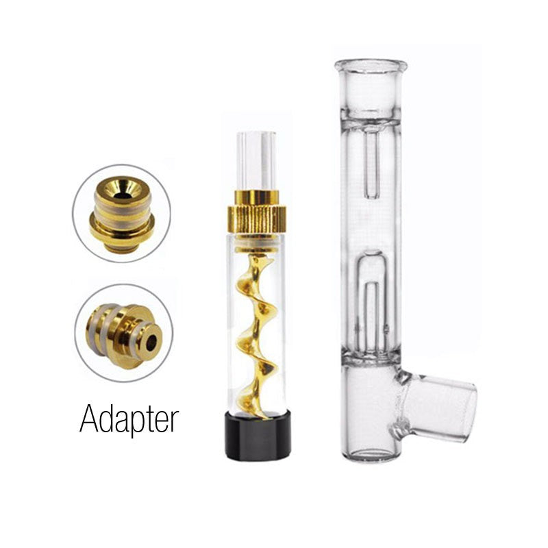 V12 Mini Twisty Glass Blunt with Pyrex Bubbler